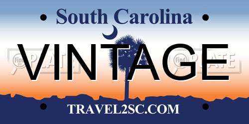 VINTAGE South Carolina License Plate