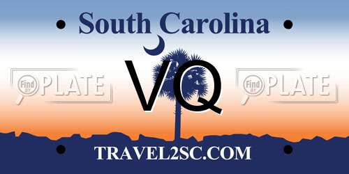 VQ South Carolina License Plate