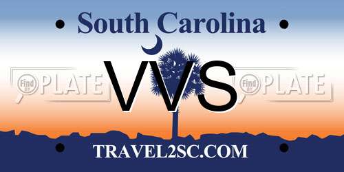 VVS South Carolina License Plate