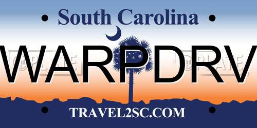 WARPDRV South Carolina License Plate