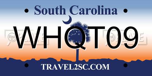 WHQT09 South Carolina License Plate