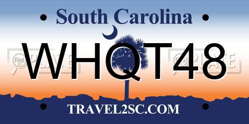 WHQT48 South Carolina License Plate