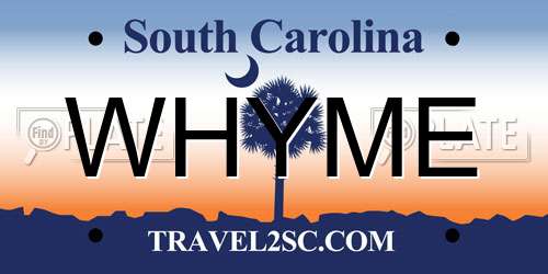 WHYME South Carolina License Plate