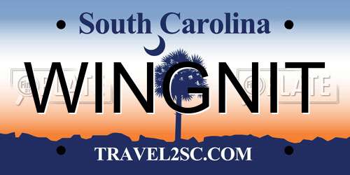 WINGNIT South Carolina License Plate