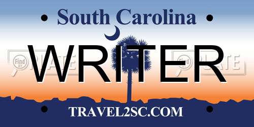 WRITER South Carolina License Plate