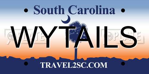 WYTAILS South Carolina License Plate