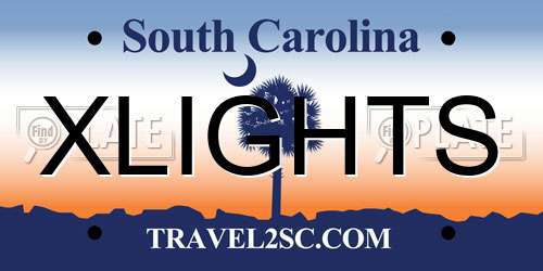 XLIGHTS South Carolina License Plate