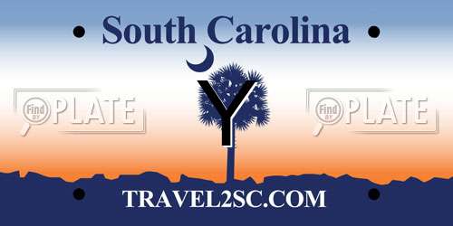 Y South Carolina License Plate