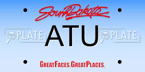 ATU South Dakota License Plate