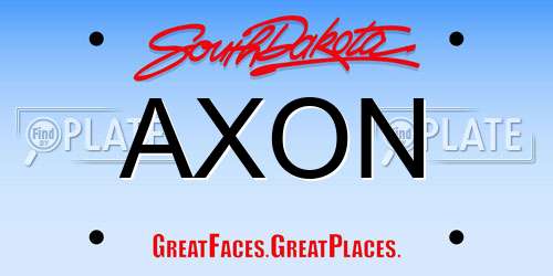 AXON South Dakota License Plate