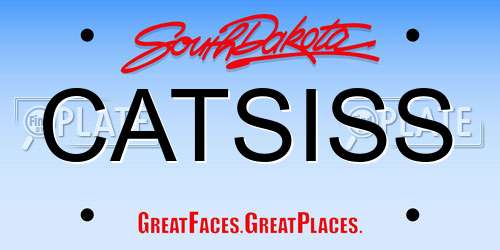 CATSISS South Dakota License Plate
