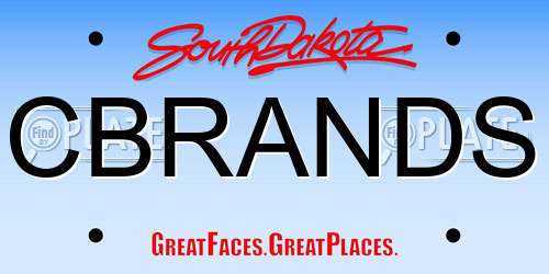 CBRANDS South Dakota License Plate