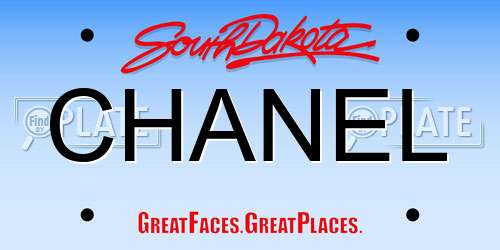 CHANEL South Dakota License Plate