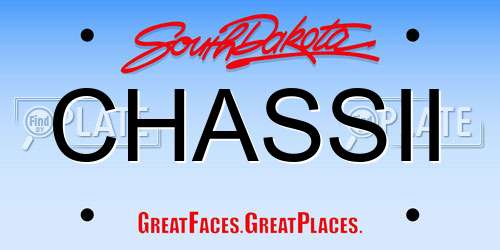CHASSII South Dakota License Plate