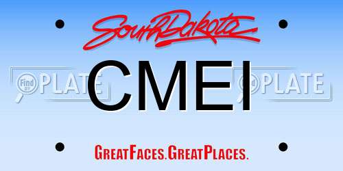 CMEI South Dakota License Plate
