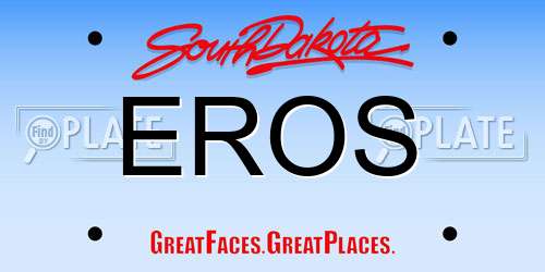 EROS South Dakota License Plate