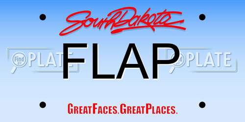 FLAP South Dakota License Plate