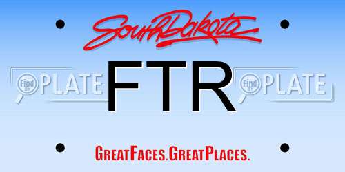 FTR South Dakota License Plate