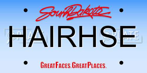 HAIRHSE South Dakota License Plate