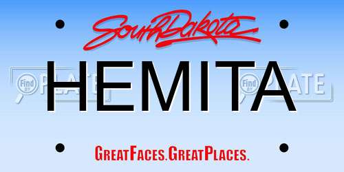 HEMITA South Dakota License Plate