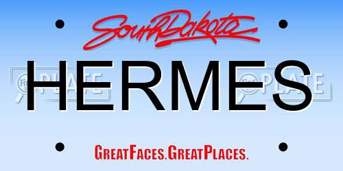 HERMES South Dakota License Plate