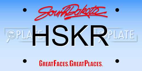 HSKR South Dakota License Plate
