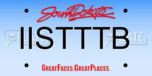 IISTTTB South Dakota License Plate