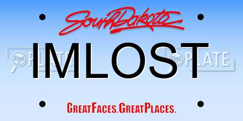IMLOST South Dakota License Plate