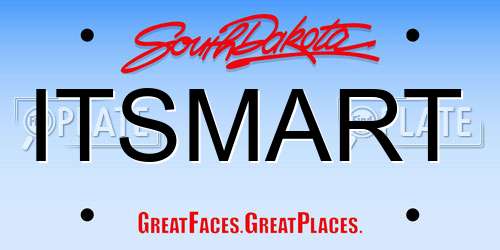 ITSMART South Dakota License Plate