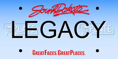 LEGACY South Dakota License Plate