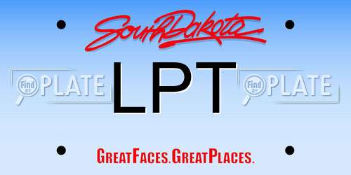 LPT South Dakota License Plate