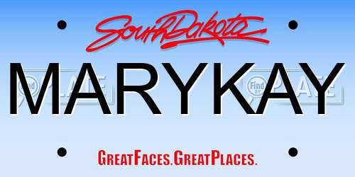 MARYKAY South Dakota License Plate