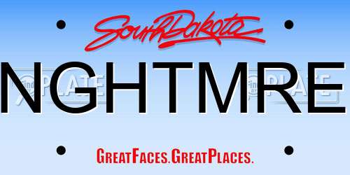 NGHTMRE South Dakota License Plate