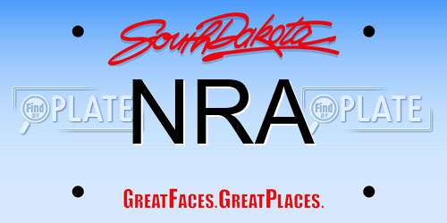 NRA South Dakota License Plate