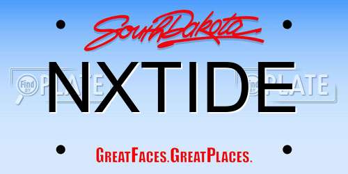 NXTIDE South Dakota License Plate