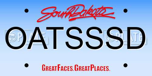 OATSSSD South Dakota License Plate