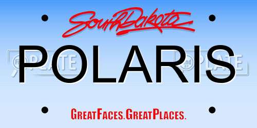 POLARIS South Dakota License Plate