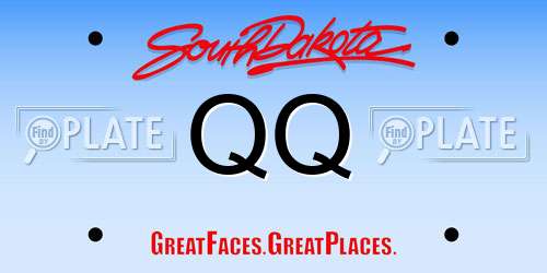 QQ South Dakota License Plate