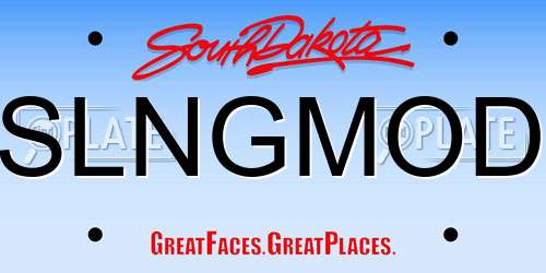 SLNGMOD South Dakota License Plate