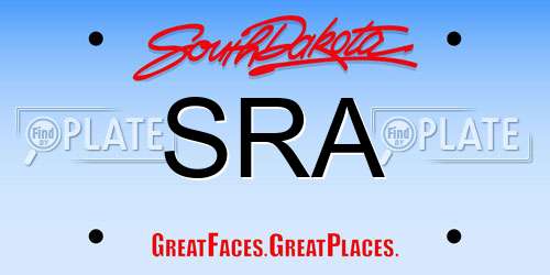 SRA South Dakota License Plate