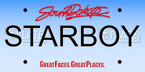 STARBOY South Dakota License Plate