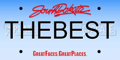 THEBEST South Dakota License Plate