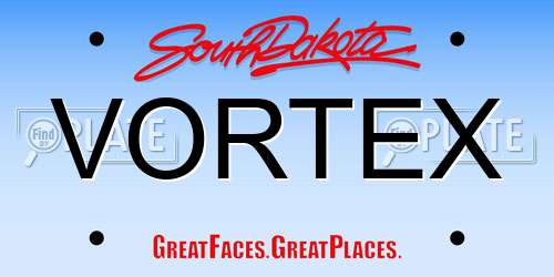 VORTEX South Dakota License Plate