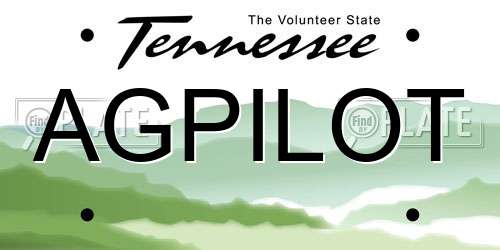 AGPILOT Tennessee License Plate