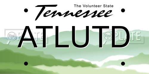 ATLUTD Tennessee License Plate