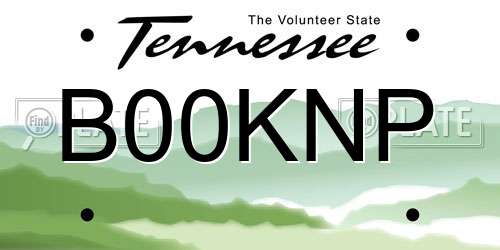 B00KNP Tennessee License Plate