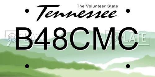 B48CMC Tennessee License Plate