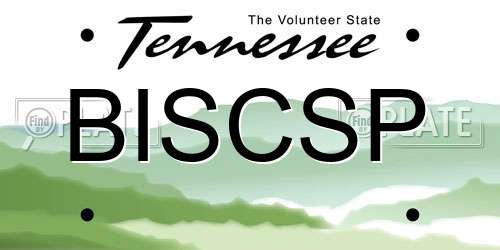 BISCSP Tennessee License Plate