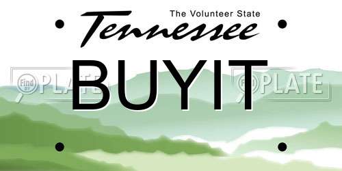 BUYIT Tennessee License Plate