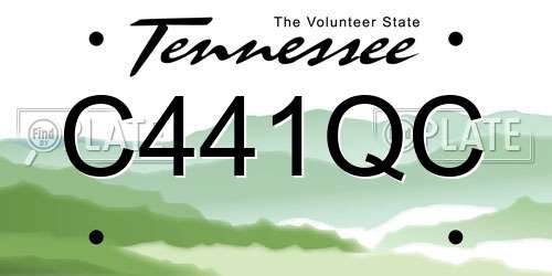 C441QC Tennessee License Plate